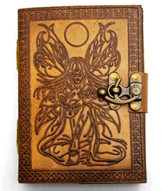 Fairy Embossed Leather Journal